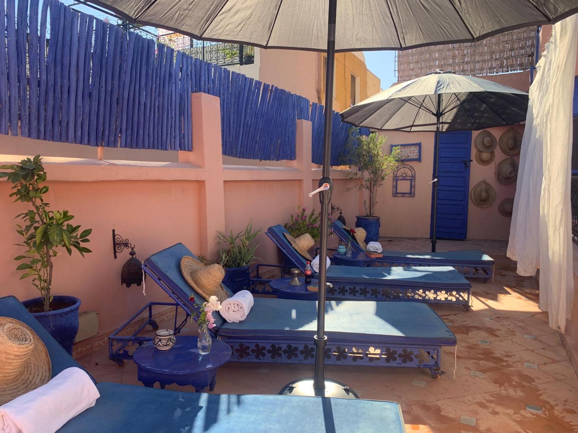 Riad Blue Berber Marrakesh Exteriör bild